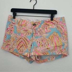 Lilly Pulitzer Size 10 Walsh Shorts in Breakwater Blue